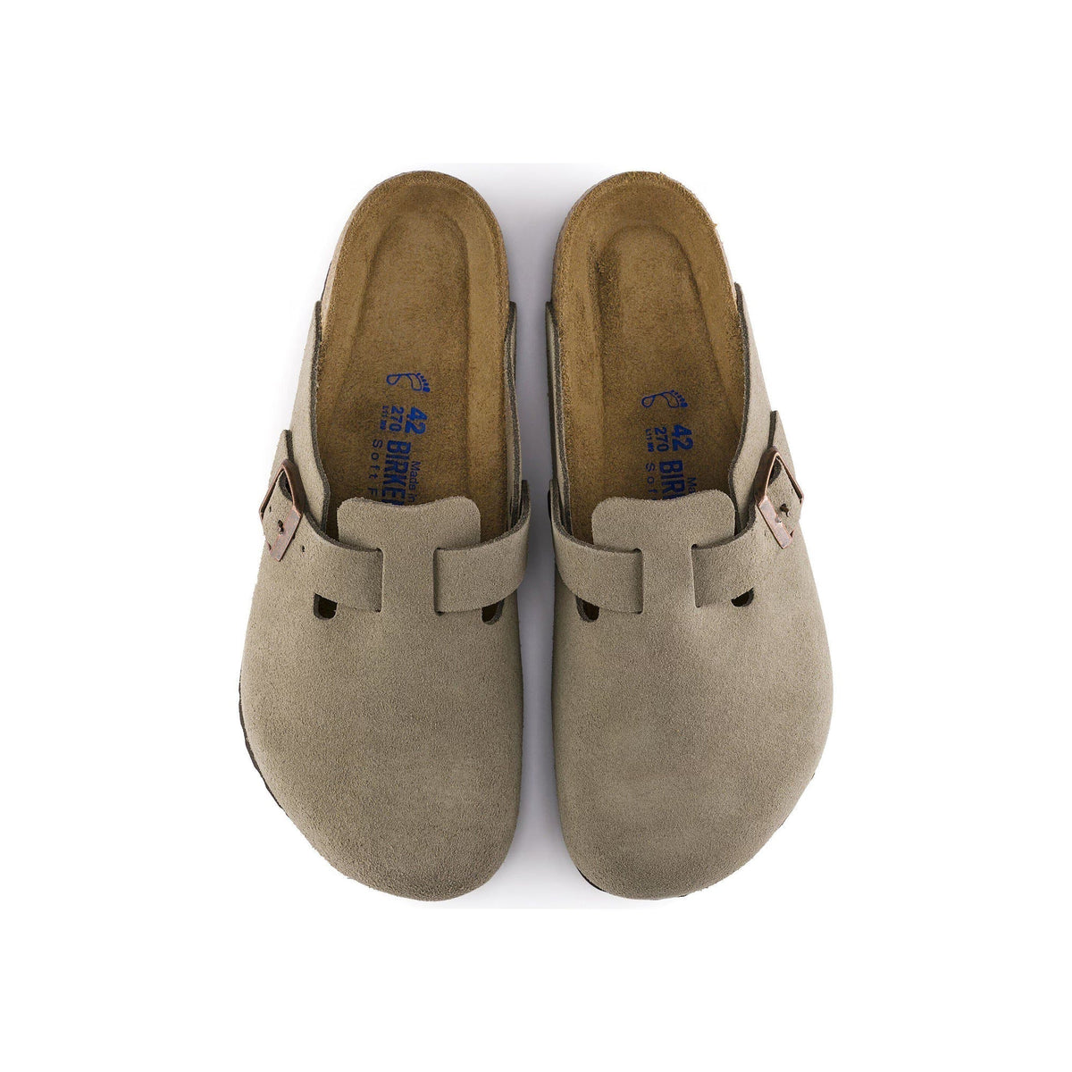 Birkenstock Mens Boston Soft Footbed Slippers (Narrow)