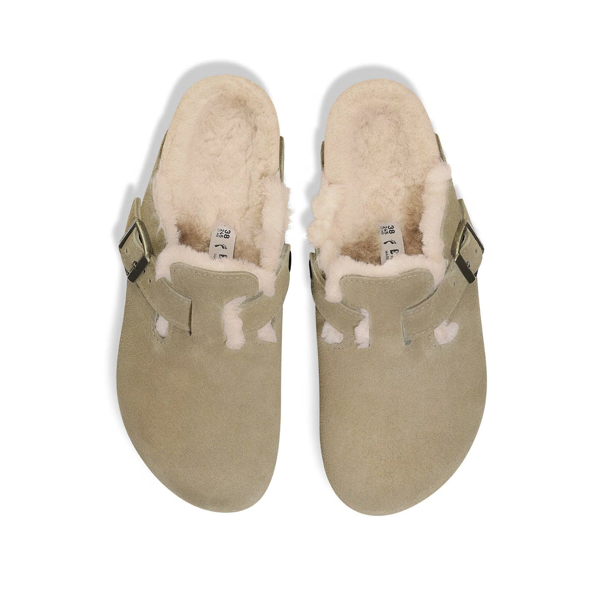 Birkenstock Mens Boston Shearling Sandals